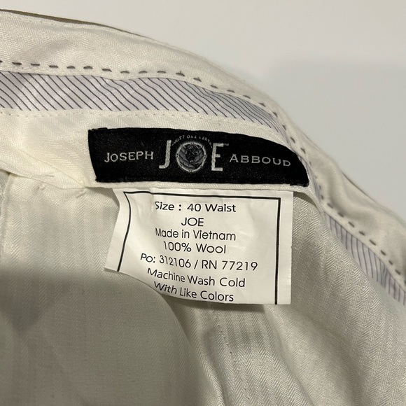 Joseph Abboud 40x33 Tan Dress Pants - Picture 7 of 11